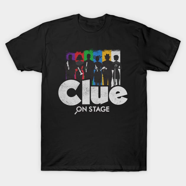 clue-on-stage T-Shirt by Boose creative